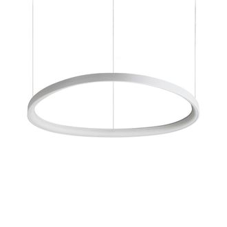 Netlighting Gemini Integrated LED Pendant Ceiling Light White 6600lm 4000K