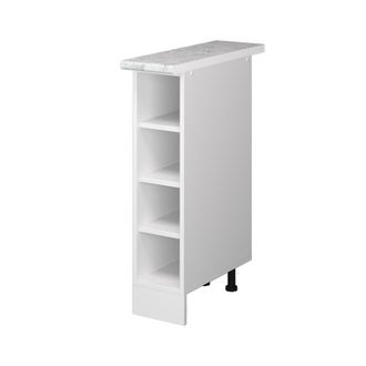 Vicco Mueble Bajo Estanter&iacute;a R-line, Blanco, 20 Cm Con Estantes Abiertos, Con Encimera Vicco