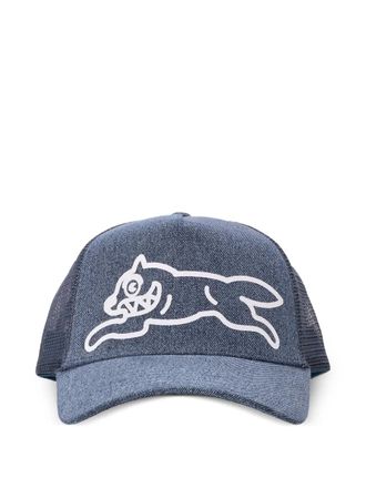 Icecream wolf-print trucker cap - Blue