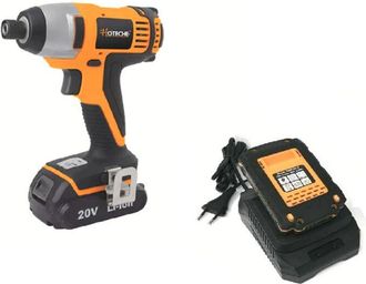 Far avvitatore porta inserti trapano 1/4 avvita svita 20 v 2 batteria batterie 645