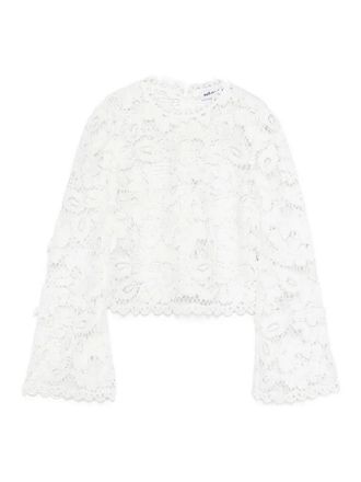 Self Portrait Crochet lace top