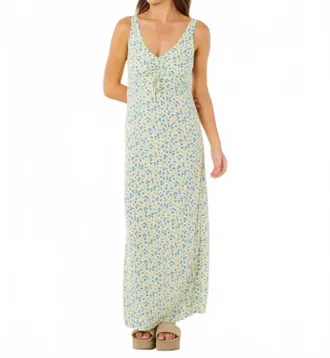 Rip Curl Surf Side Maxi Dress In Light Yellow