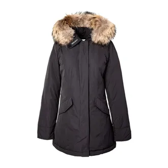 Woolrich Heren, Mantels, Zwart, Maat: XL Polyamide