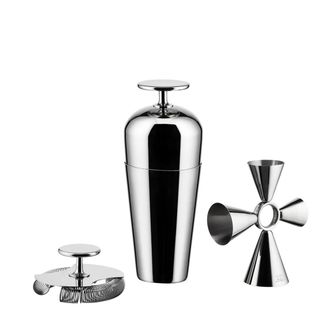 Alessi The Tending Box Cocktail-Set, 3 tlg., Edelstahl
