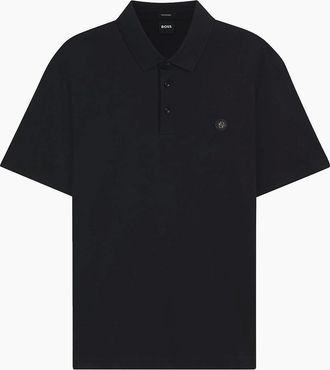 HUGO BOSS Mens C Parris 01 Polo Shirt Navy - Size: 42