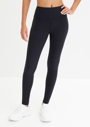 Bonprix Funktionsleggings BONPRIX, Damen, Gr. 56/58 (XXXL), N-Gr, schwarz, Jersey, Obermaterial: 75% Polyamid, 25% Elasthan, skinny fit, Hosen Funktionsleggin