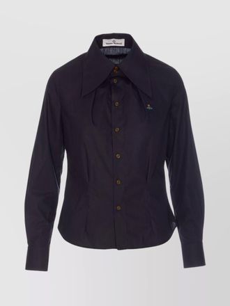 Vivienne Westwood violin shirt with long sleeves and pointed collar