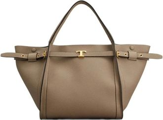 Tod's Tassen, Dames, Bruin, ONE Size, TIM Shopping Piccola