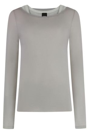 Pinko Merci Jersey Long Sleeve T-Shirt