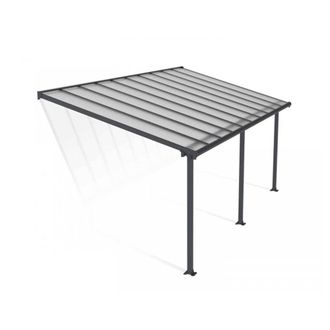 Palram Patio Cover Olympia 3 x 6.10 Clear - L619 x W300 x H305 cm - Grey
