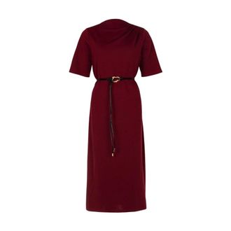 Freebird by Steven Devoted Midi Jurk - Dames - Jurken - Bruin - Maat: XS Poliester