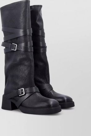 Miista leather belt boots