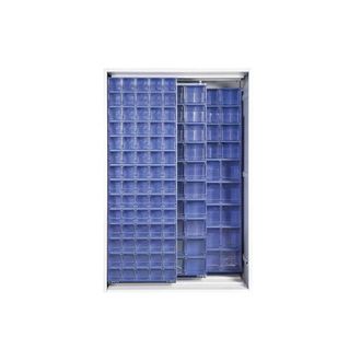 OEM Armadio 2 Pannelli Scorrevoli Cristal Box154 Cass. Blu
