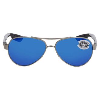 Costa LORETO Blue Mirror Polarized Glass Pilot Ladies Sunglasses 6S4006 400614 56