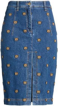 Moschino BOTTOMWEAR - Denim skirts sur YOOX.COM