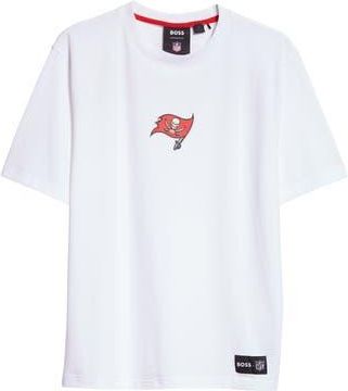 BOSS x NFL Stretch Cotton Graphic T-Shirt in Tampa Bay Bucs - White at Nordstrom Rack, Size Xxx-Large