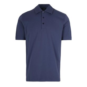 Herno Polo Shirts, male, Blue, M, Polo Shirt