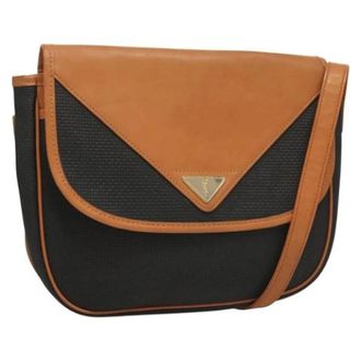Saint Laurent Tweedehands leren schoudertassen - Dames - Pre-owned - Bruin - Maat: ONE Size Leer
