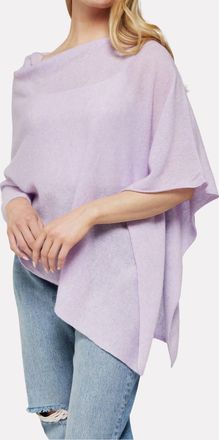 Brodie Mini Poncho In Lavendula
