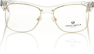 Frankie Morello Clubmaster Metalen Frame Bril - unisex - Brillen - Wit - ONE Size - Accessoires