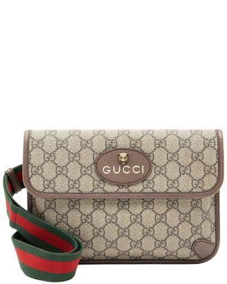 Gucci Beige Gg Supreme Canvas Neo Vintage Belt Bag (Authentic Pre-Loved)