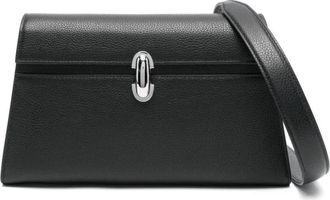 Savette Symmetry Schoudertas - Dames - Schoudertassen - Zwart - ONE Size - Leer - Tassen