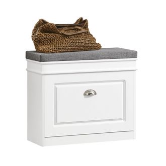 SoBuy Sobuy - Banco Zapatero Con 1 Caj&oacute;n Organizador Para Zapatos 60 X 24 X 51 Cm Fsr82-k-w Es