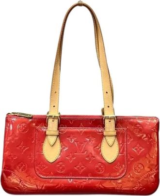 Louis Vuitton Pre-owned Shoulder Bags, female, Red, Size: ONE SIZE Pre-owned Hampstead Damier Tote Bag