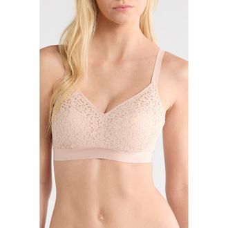 Chantelle Norah Supportive Wireless Bra in Rose at Nordstrom, Size 32D
