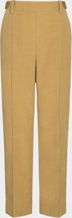 Vince Mid-Rise Pull-On Straight Crop Pants