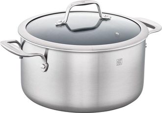 J.A. Henckels International Zwilling J.A. Henckels Spirit 3-Ply 6Qt Stainless Steel Ceramic Nonstick Dutch Oven