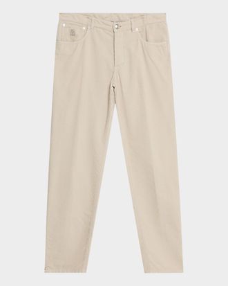 Brunello Cucinelli Men & apos;s Fine Wale Corduroy Trousers