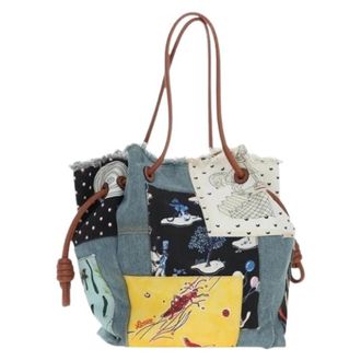 Loewe Pre-owned Tote Bag - Dames - Vintage Tas - Veelkleurig - ONE Size - Leer - Vintage