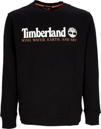 Timberland Sweatshirt met ronde hals - Heren - Sweatshirts - Zwart - S - Katoen - Hoodies & sweatvesten