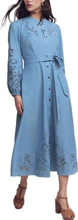 Boden Mae Linen-Blend Shirt Dress