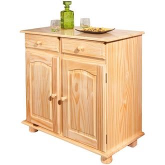 Inter Link SAS Mobile buffet pamina 2ante+2cassetti 88x43x87h pino massello finitura naturale