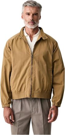 Barbour Jassen, Heren, Beige, L, Katoen, Royston Harrington Jas