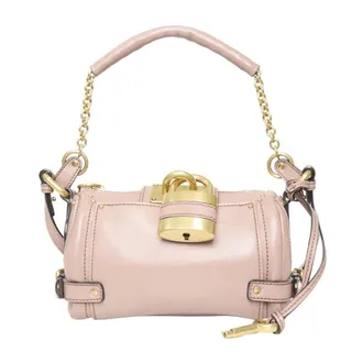 Chlo&eacute; Shoulder Bags, female, Pink, Size: ONE SIZE Small Paddington Chain Bag