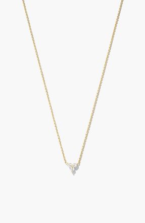 Mejuri Lotus Necklace in 18K Gold Vermeil by MEJURI at Nordstrom