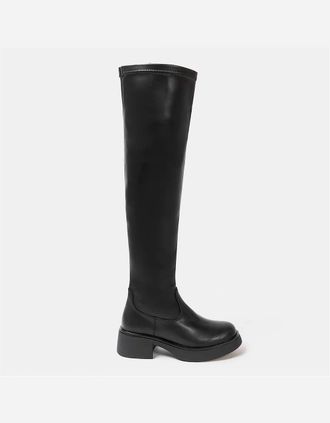Miso Womens Over The Knee Ladies Boots - Black - Size: 6