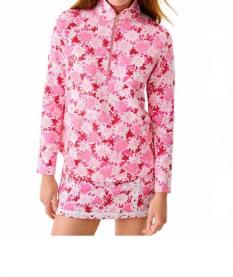 Lilly Pulitzer Skipper Popover Half Zip Pullover In Coconut Dear Heart