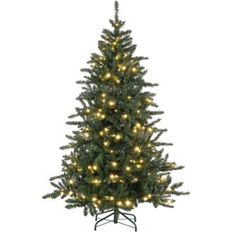 HOMCOM Rbol De Navidad 180 Cm &Aacute;rbol De Navidad Artificial Con 310 Luces Led 872 Ramas Y Patas De Metal &Aacute;rbol Navide&ntilde;o Para Sal&oacute;n Interior Verde
