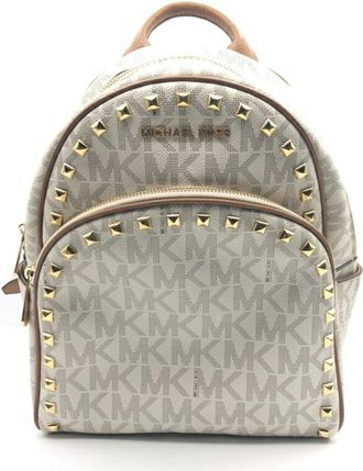 Michael Kors White Backpack (Pre-Owned)