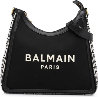 Balmain Pre-owned Womens Bbuzz Hobo Bag - Black Textile - One Size