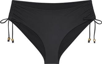 Triumph Bikini-Hose TRIUMPH Summer Twist Midi 01, Damen, Gr. 36, N-Gr, schwarz, Microfaser, Obermaterial: 77% Polyamid, 23% Elasthan, Badehosen Bikini-Hose, E