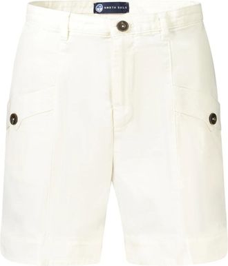 North Sails Gabardine Cargo Shorts - Dames - Korte Broeken - Wit - XL - Katoen - Korte Broeken
