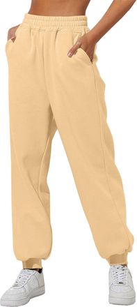 Generic Womens Jogging Trouser 2024 Gym Sport Jogger Sweatpants Tracksuit Bottoms Joggers Pockets Pants Ladies Plain Baggy Jog Pants Casual Relaxed Fit Elasti