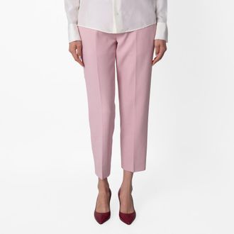 Burberry Press Creased Straight Leg Trousers, Brand Size 12 ( US Size 10 )