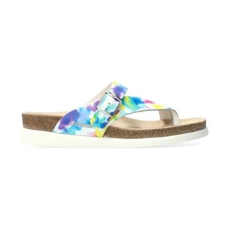 Mephisto Bloem Slide Teen Sandaal - Dames - Slippers - Veelkleurig - 35 EU - Schoenen