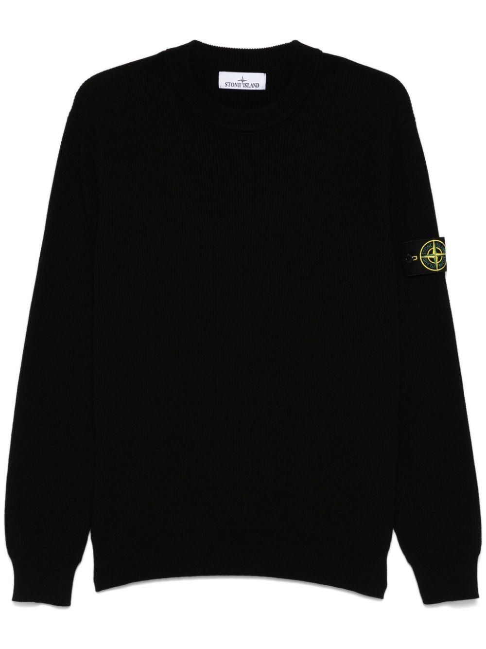 Stone Island Compass-badge sweater - men - Organic Cotton Stone Island Compass-badge sweater - men - Organic Cotton
